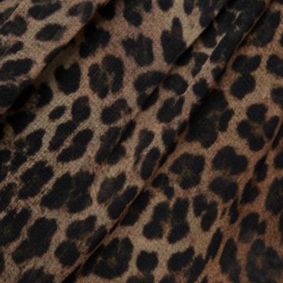 NWT - FRAME TieNeck Silk Minidress Leo Multi - Picture 4 of 7